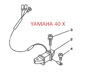 Катушка освещения Yamaha 40X (WUHU)