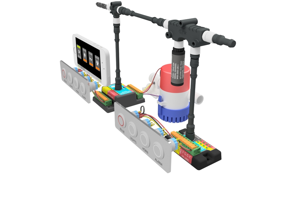 Блок управления нагрузками YDCC-04 NMEA 2000 Micro Male, 4 x Bistable Relay