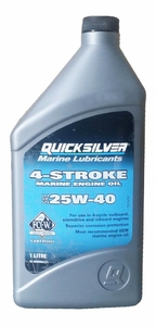 Масло Quicksilver минеральное SAE 25W40 FC-W (1 л.)