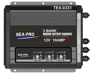 Зарядное устройство SEA-PRO TE4-0331 (3х12В-10A) для всех типов аккумуляторов