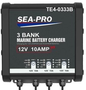 Зарядное устройство SEA-PRO TE4-0333B (3х12В-10A) для всех типов аккумуляторов