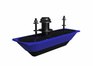 Датчик Lowrance StructureScan 3D Transducer Stainless Steel Thru-Hull Single