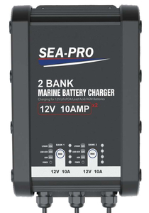 Зарядное устройство SEA-PRO TE4-0333A (2х12В-10A) для всех типов аккумуляторов
